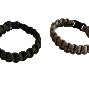 Pulsera Supervivencia Paracord Kit Emergencia con Brújula Integrada (Opcional) - Ajustable Táctica